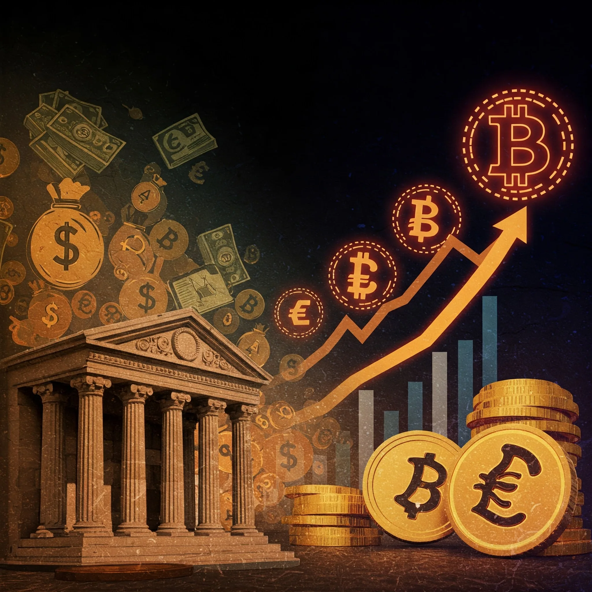 أثر العملات الرقمية على النظام المالي التقليدي 4 كيف يتأثر النظام المالي التقليدي بشكل مباشر؟