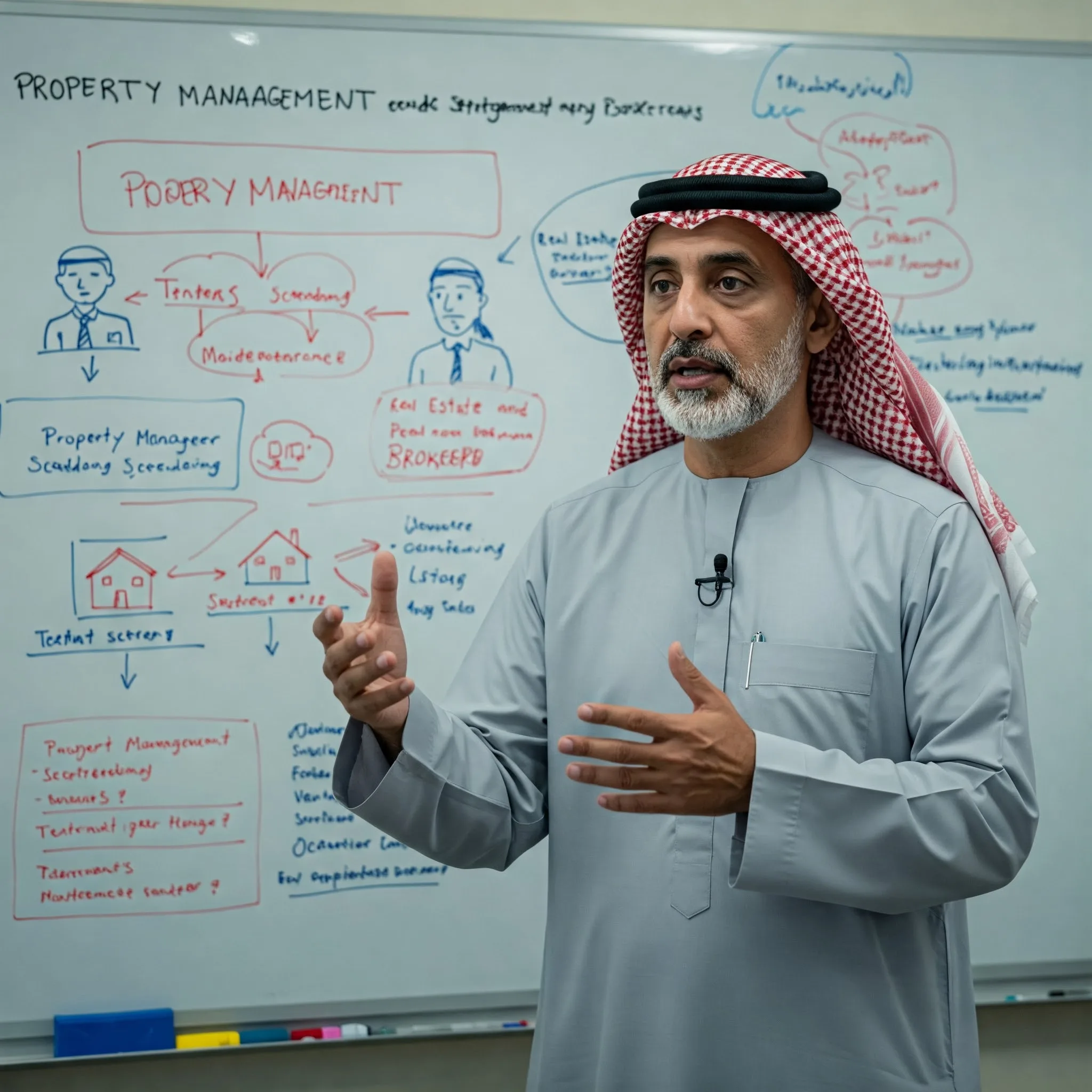 إدارة العقارات والوساطة العقارية