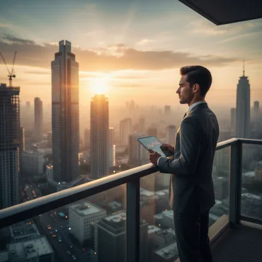 إيصال شعور بالتفاؤل والطموح والفرص المستقبلية التي يوفرها الاستثمار العقاري الذكي.