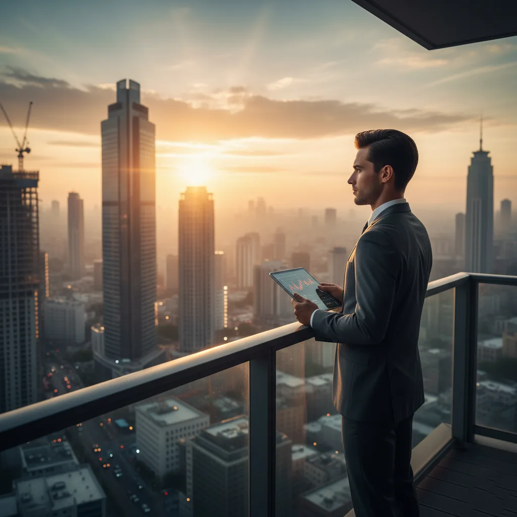 إيصال شعور بالتفاؤل والطموح والفرص المستقبلية التي يوفرها الاستثمار العقاري الذكي.