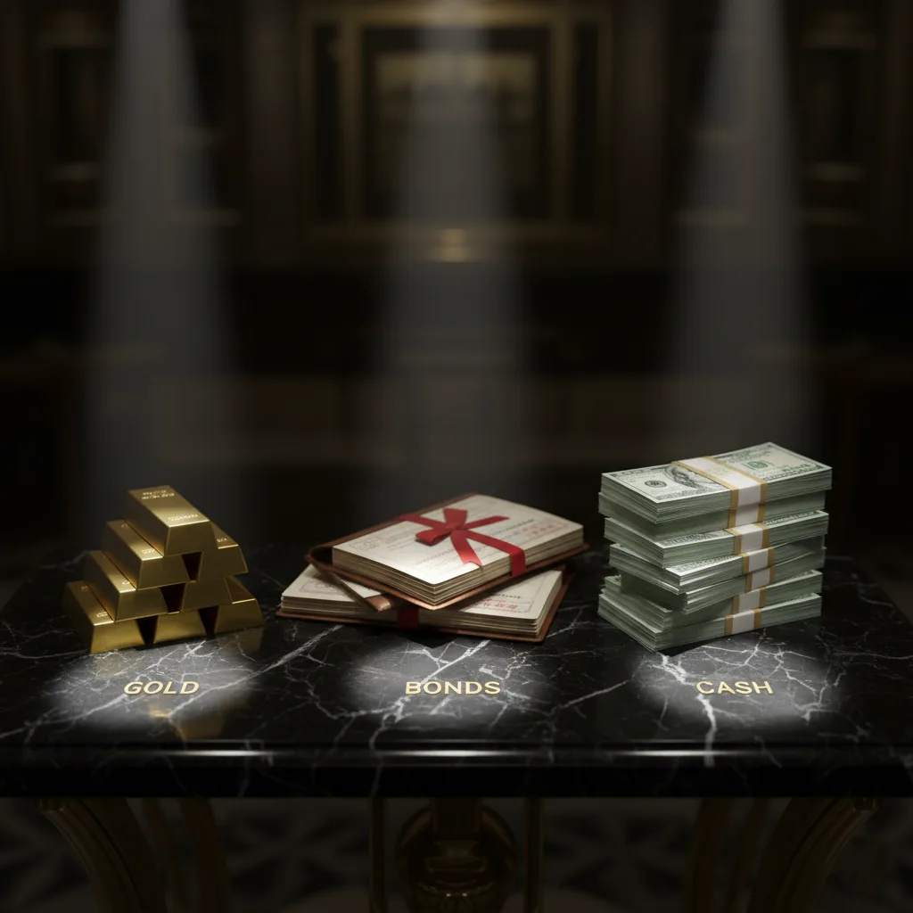 الذهب والسندات