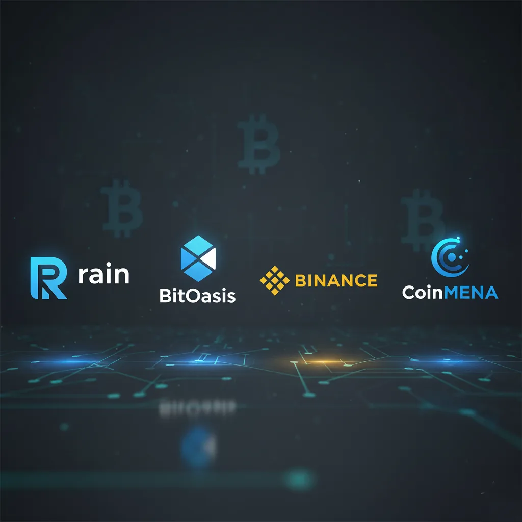 منصات التداول الشهيرة في المنطقة، مثل “رين”، “بيت أوسيس”، “بينانس”، و”كوين مينا”.