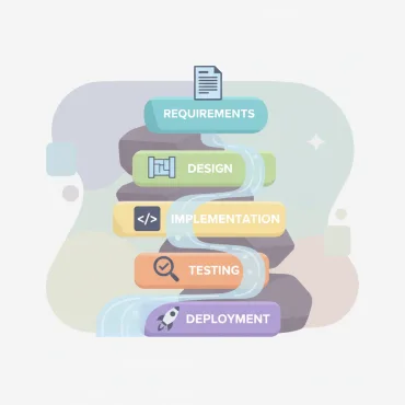 تطبيق منهجية الشلال