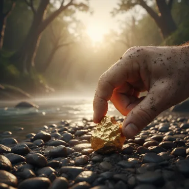 كيف اكتشف الإنسان الذهب