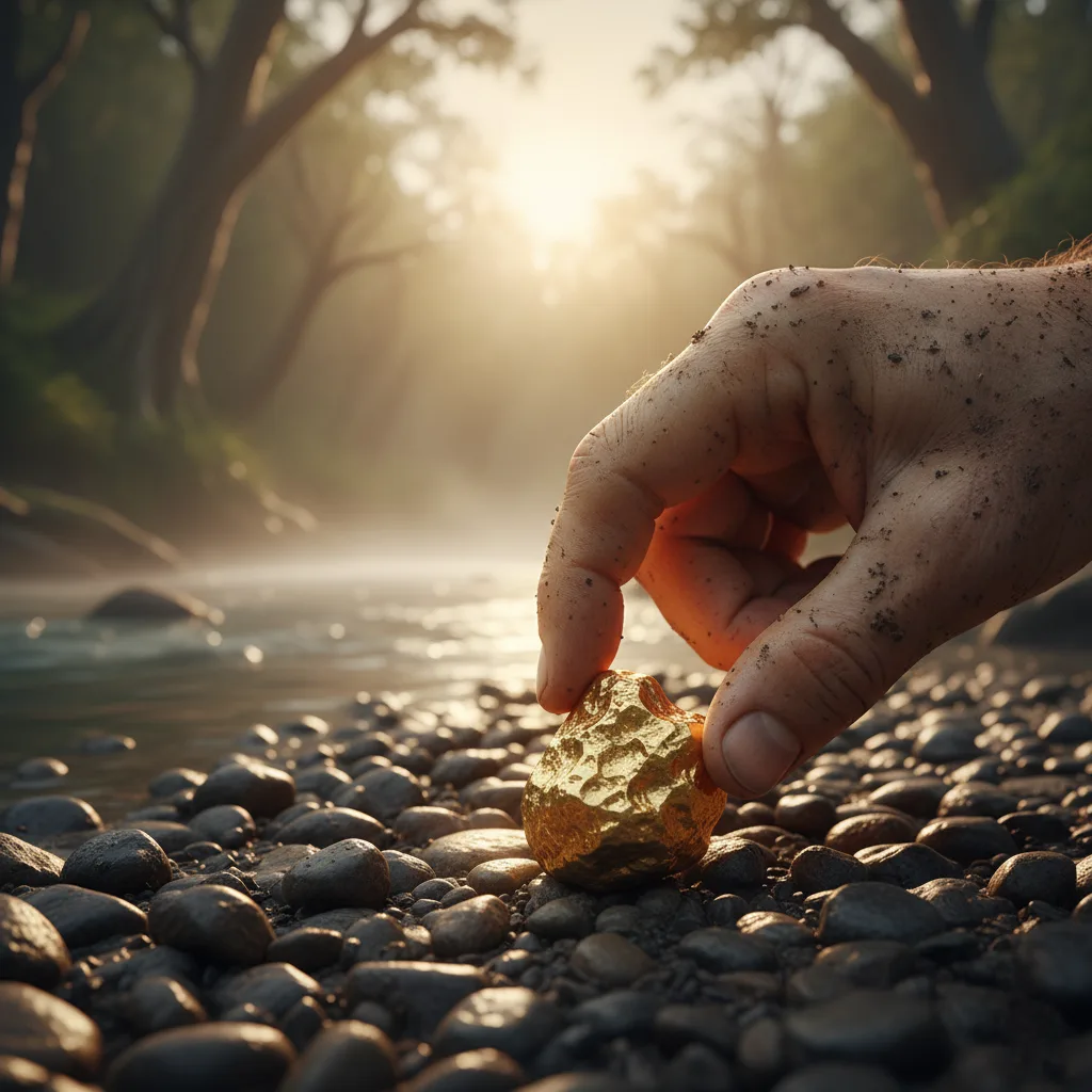 كيف اكتشف الإنسان الذهب