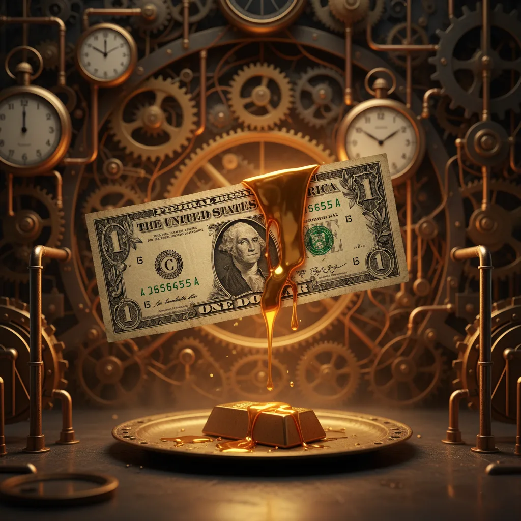 معيار الذهب هو نظام نقدي