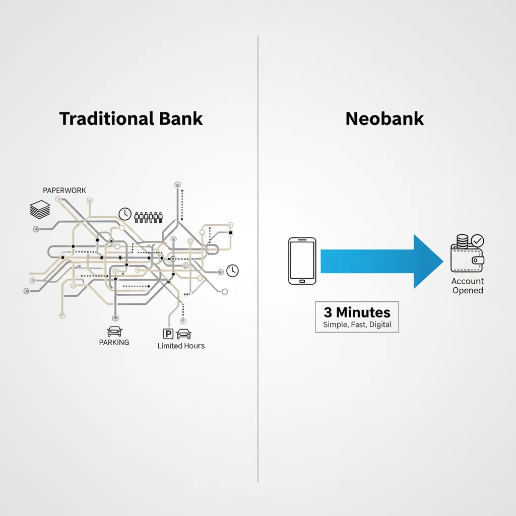 صعود البنوك الجديدة وتهديدها للمؤسسات التقليدية 2 "تجربة المستخدم" (UX) هي التي تبقيك، البنوك الجديدة مبنية على تصميم يركز عليك (user-centric)