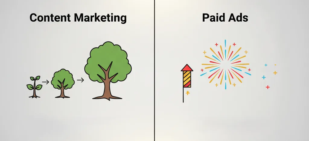 ما هو تسويق المحتوى؟ 2 تسويق المحتوى الإعلانات المدفوعة