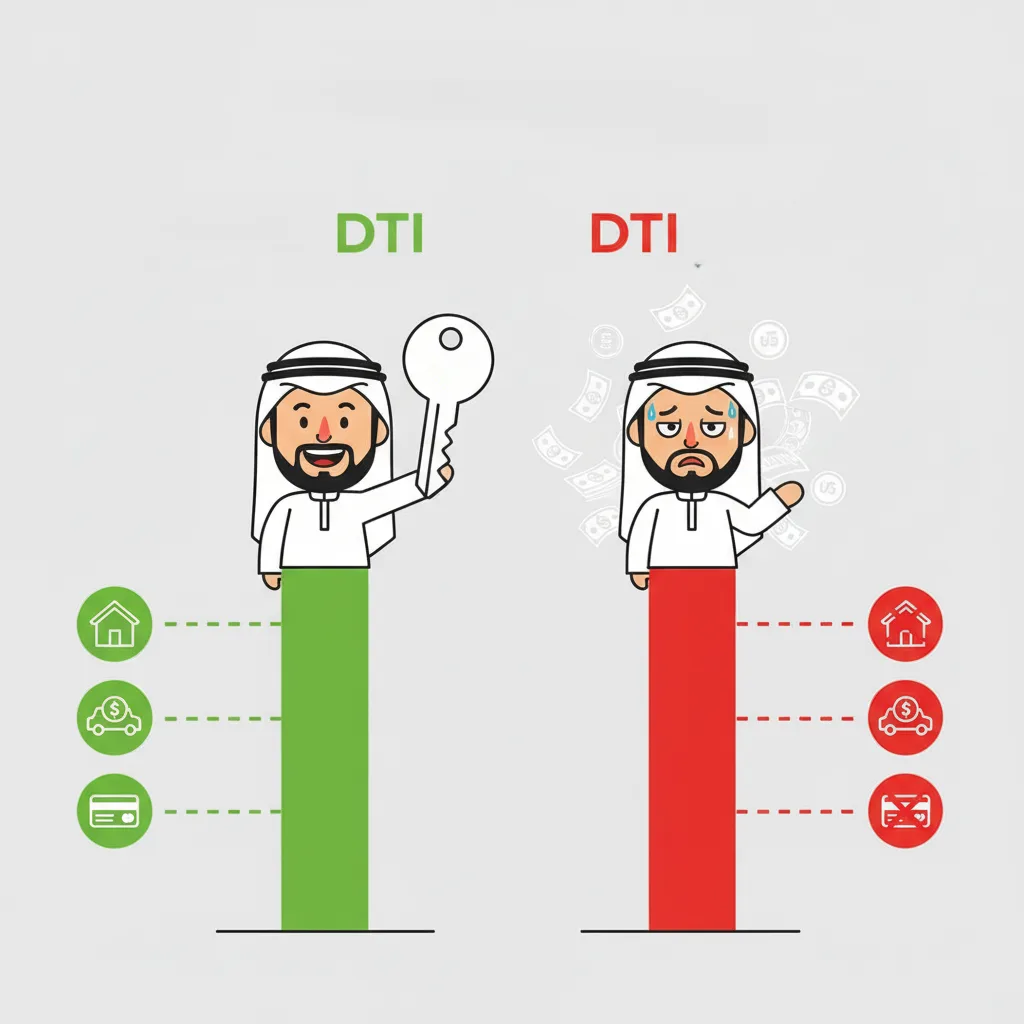 نسبة الدين إلى الدخل DTI